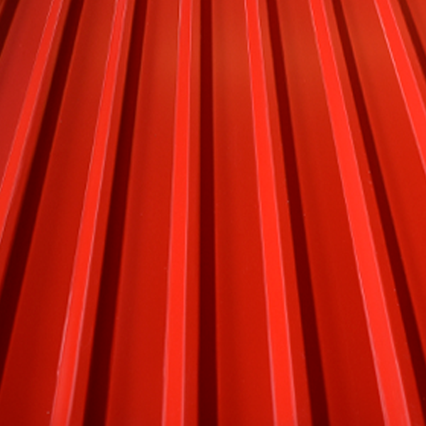 teja arquitectónica roja
